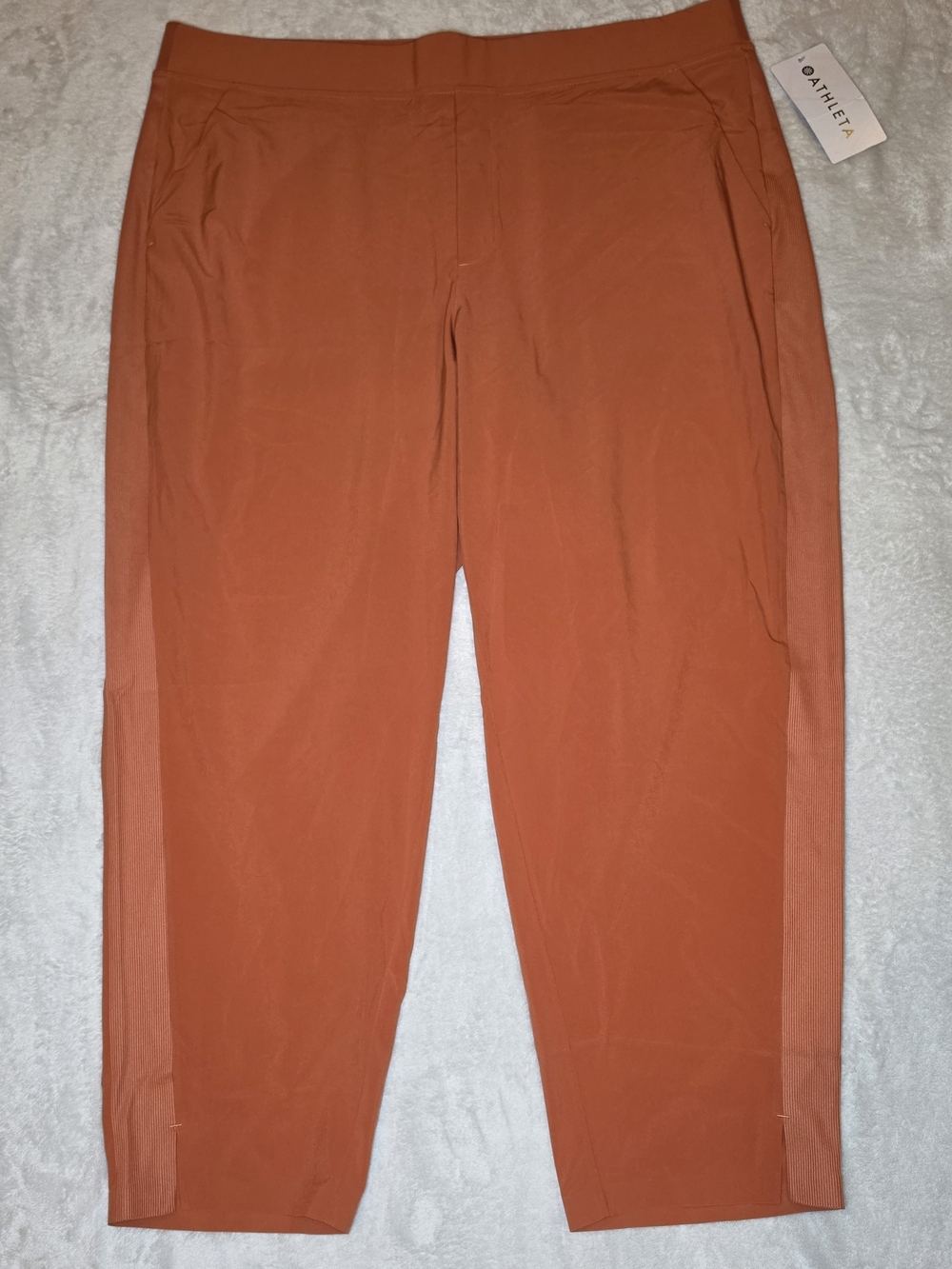 NWT Athleta Brooklyn Ankle Pant Cactus Orange 22
